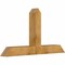 Ekena Millwork Portland Rough Sawn Timber Gable Bracket, Western Red Cedar, 60"W x 32"H x 6"D x 6"F, 13/12 Pitch GBW060X32X0606POR00RWR - alternate 5